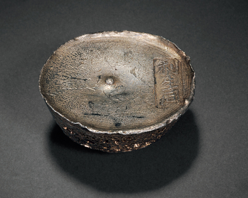 清代四川“利生同”五两圆锭一枚，重量：189.9克，原光未流通品，五两形制商号锭较少见