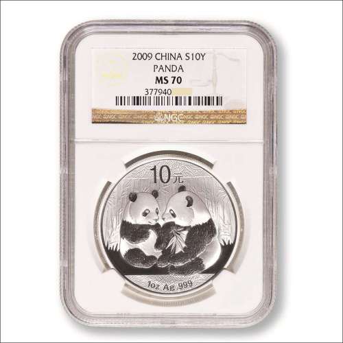 2009年熊猫1盎司银币