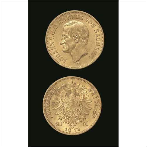 1873年德国20马克纪念金币