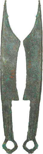 针首刀一枚，长153mm，海外藏家旧藏，极美品