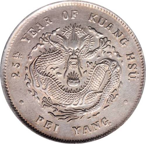北洋造光绪25年七钱二分 PCGS AU Details
