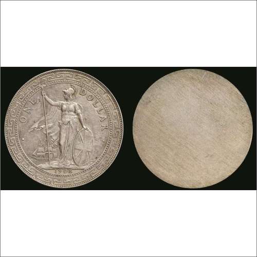 1908年英国贸易壹元银币（站洋）
