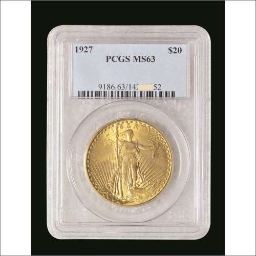 1927年美国20元和平纪念金币