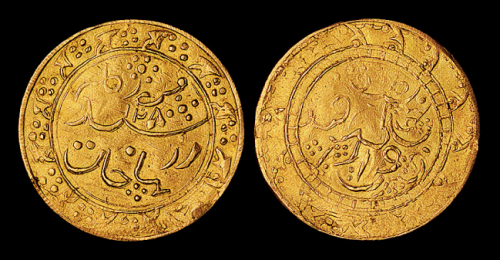 1874年新疆金币一枚