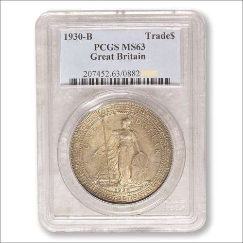 1930年英国贸易银币（站洋）
