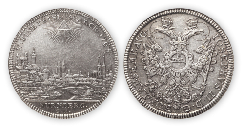 1765年德国纽伦堡泰勒银币一枚，NGC VF Details
