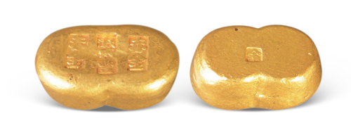 天津X丰赤金一两金锭