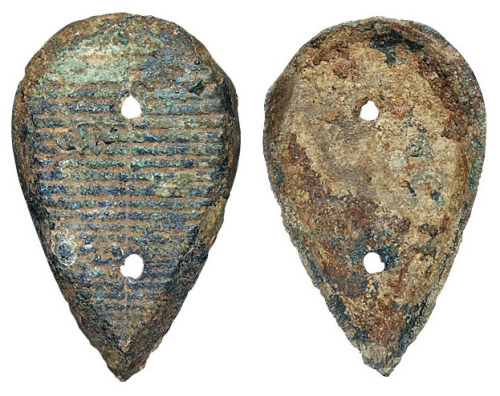 大型“鲁”贝一枚，尺寸：46×28毫米，大型鲁贝极少见，保存完好，极美品