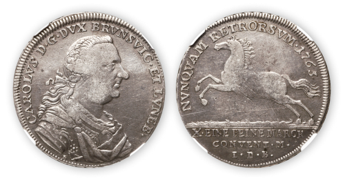 1765年德国巴伐利亚银币一枚，NGC VF30