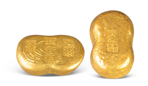 天津宝源加炼一两金锭