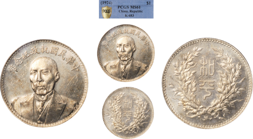 1924年段祺瑞像中华民国执政纪念币（LM865）