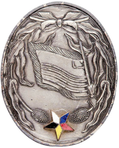 康德元年五月满洲国大典官兵纪念章（1934年）