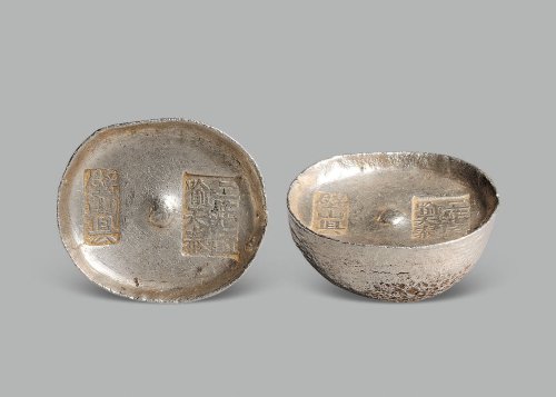 壁山县”双排戳十两银锭
