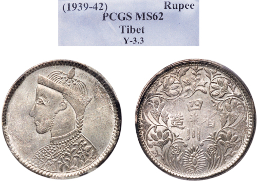1903年四川省造光绪像卢比（LM359）