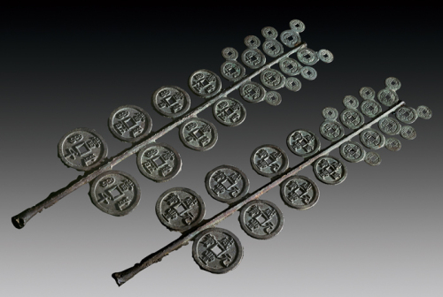 清 钱树一枝（通长：505mm） 上美品