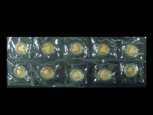 1997年丁丑(牛)年生肖纪念金币1/10盎司 完未流通