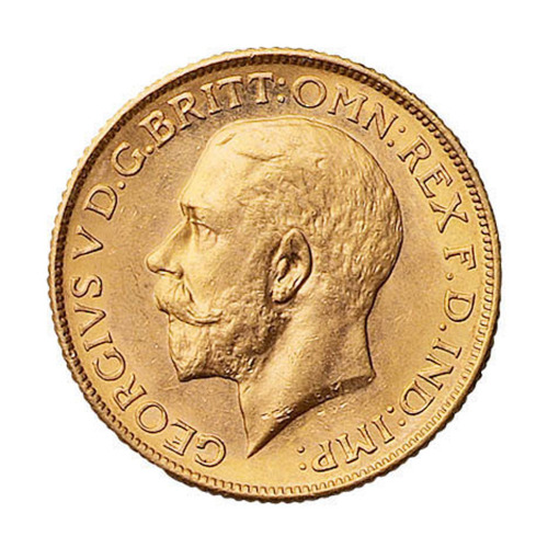 1911年澳大利亚墨尔本厂1英镑金币一枚