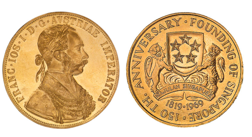 1915年奥匈帝国金币一枚