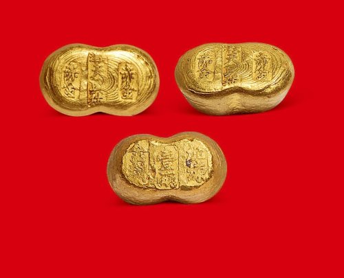 天津“天兴德赤金”一两金锭