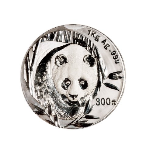 2003年中国人民银行发行熊猫银币