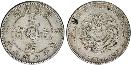 庚子（1900年）吉林省造光绪元宝七钱二分（LM526）