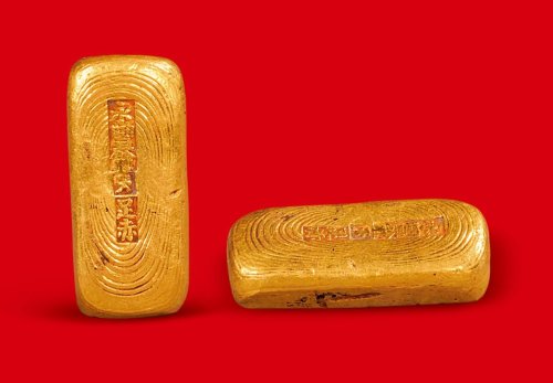 “永丰余天足赤”一两金锭