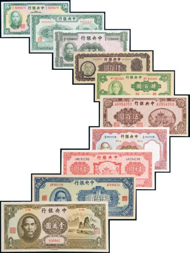 民国中央银行纸币收藏集一部