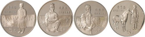 1984年中国杰出历史人物纪念银币一组四枚（第一组）