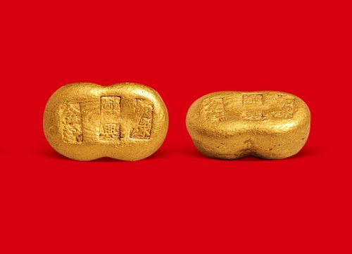 金料”一两金锭