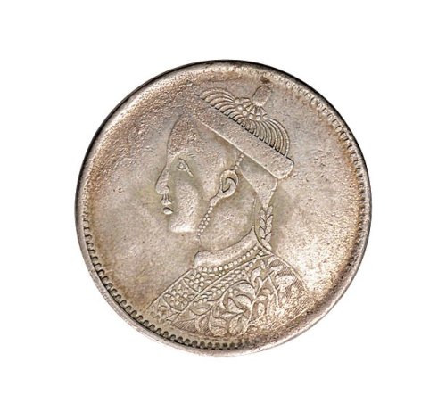 1903年光绪像四川省造卢比银币（LM357）