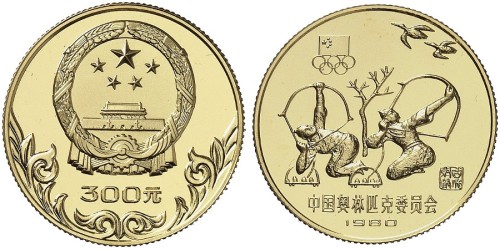 1980年奥运金币射箭