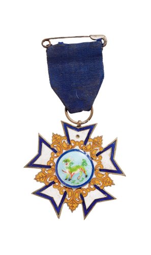 民国十七年（1928年）督办山东赈灾处五等义赈奖章