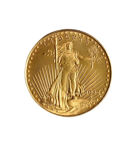 1924年美国自由女神像20美元金币