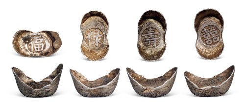 吉语一两银锭（一组四枚）