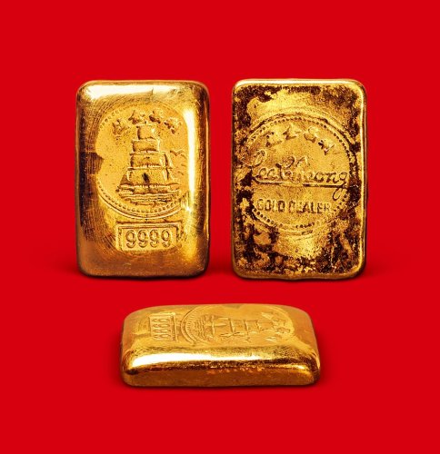“利昌金铺”一两金锭