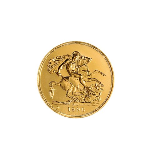 1996年英国马剑图金币