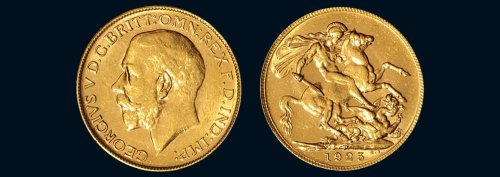 1925年乔治五世马剑金币