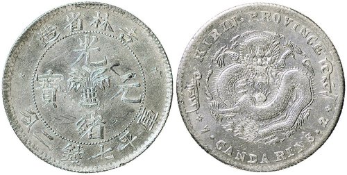 1898年吉林省造光绪元宝七钱二分银币（LM516）