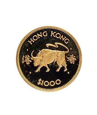 香港金币二枚