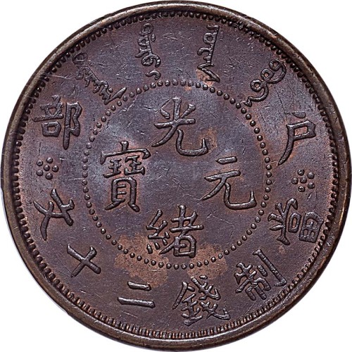 1903~05户部光绪元宝珠圈龙二十文