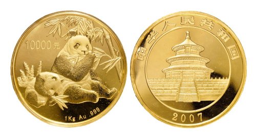 2007年熊猫纪念金币