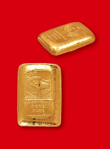 香港汇丰银行一两金砖
