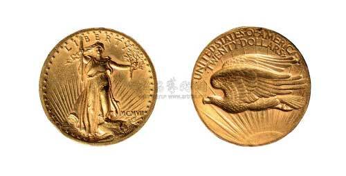 1907年美国20元金币