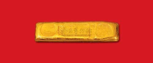 香港“景福金铺千足纯条”五两金条
