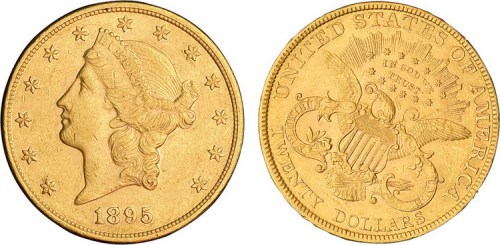 1895年美国20元金币