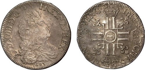 1697年法国银币