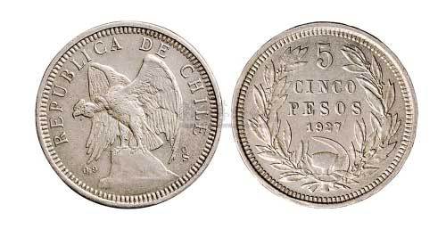 1927年智利银币