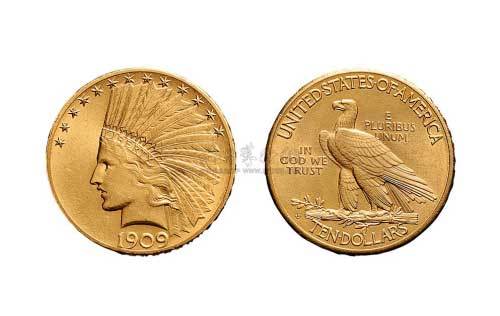 1909年美国10元金币