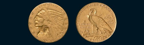 1909年美国5元金币