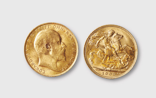1909年英国金币
